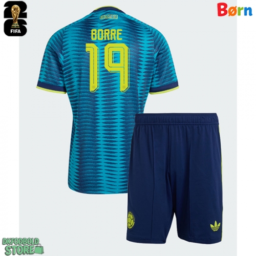 Colombia Rafael Santos Borre #19 Replika Babytøj Udebanesæt Børn VM 2026 Kortærmet (+ Korte bukser)